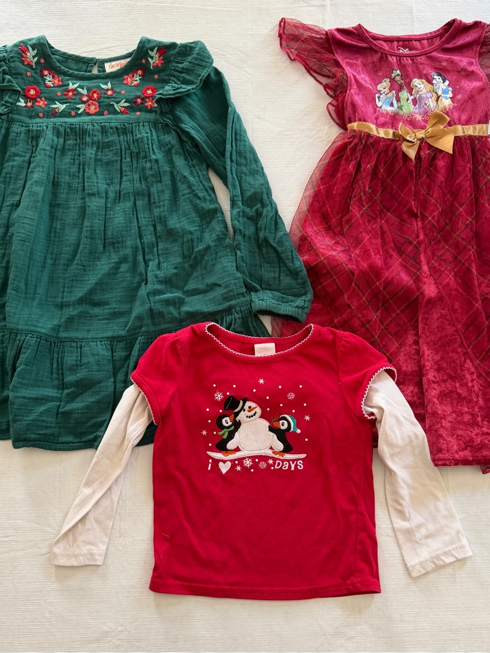 Girls 4T Christmas Winter Bundle